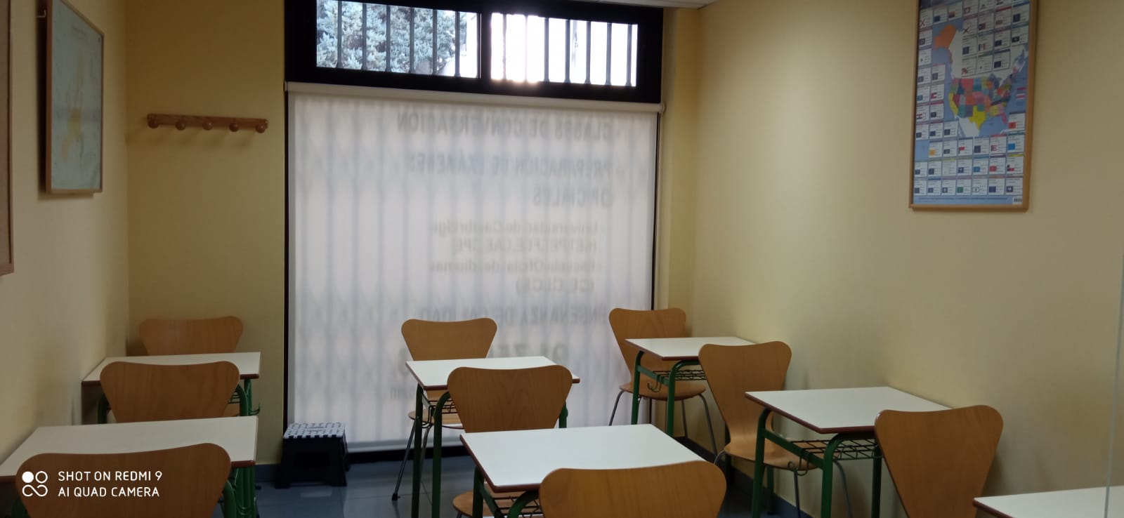 Vista de una aula de School House M&M